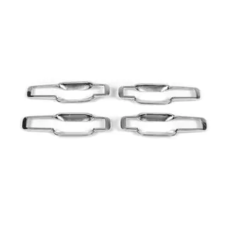 Coperture Maniglie Porta Cromate (4 pz, plastica) SsangYong Kyron 2005-2014 foto 4