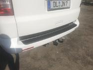 Volkswagen T5 Transporter 2003-2010 Protezione paraurti posteriore con bordo (plastica ABS) foto 5