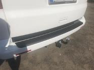 Volkswagen T5 Multivan 2003–2010 Protezione paraurti posteriore con bordo (plastica ABS) foto 4