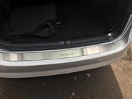 Volkswagen Passat B7 2012-2015 Protezione Paraurti Posteriore Nataniko (Acciaio Inox) foto 4