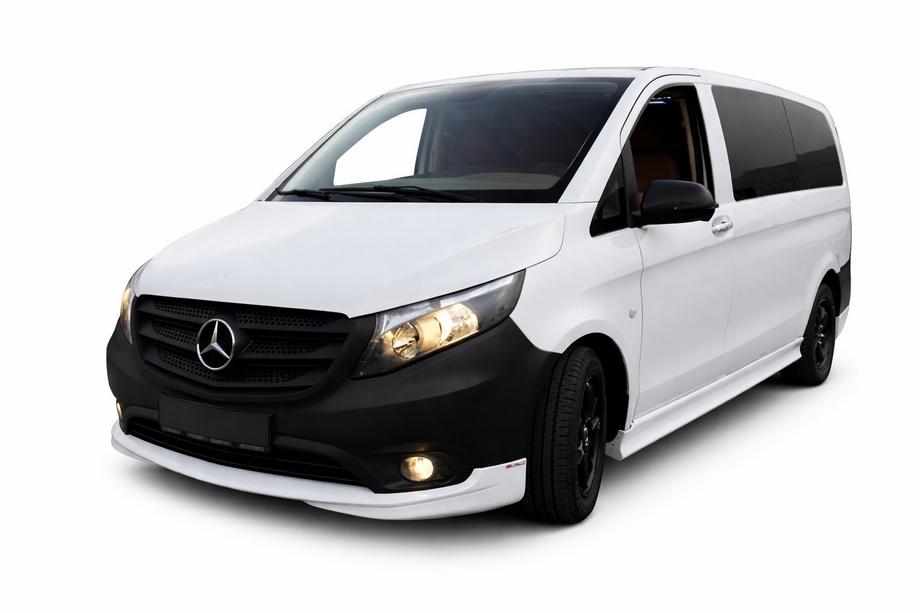 Mercedes Vito/V-class W447 2014- Labbro anteriore paraurti tuning (da verniciare) Image