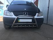 Mercedes Vito W639 2004-2014 Protezione Anteriore 60mm Acciaio Inox foto 2