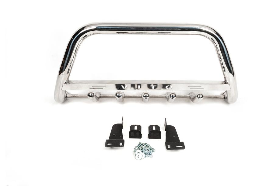 Mercedes Vito W639 2004-2014 Protezione Anteriore 60mm Acciaio Inox senza scritta, 2004-2010, 51mm Foto 4