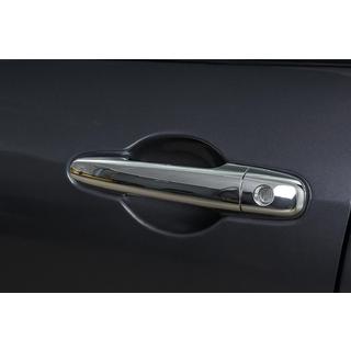 Coperture Maniglie Porta Cromate (4 pz, Acciaio Inox)