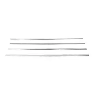 Cornici finestrini acciaio inox (4 pz) foto 4