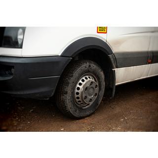 Allargatori passaruota larghi (4 pz, neri) foto 3