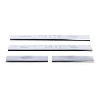 Coprisoglia Carmos (4 pz, acciaio inox) V-1 Mazda 6 2003-2008 foto 2