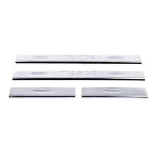 Coprisoglia Carmos (4 pz, acciaio inox) V-1 Mazda 6 2003-2008 foto 2