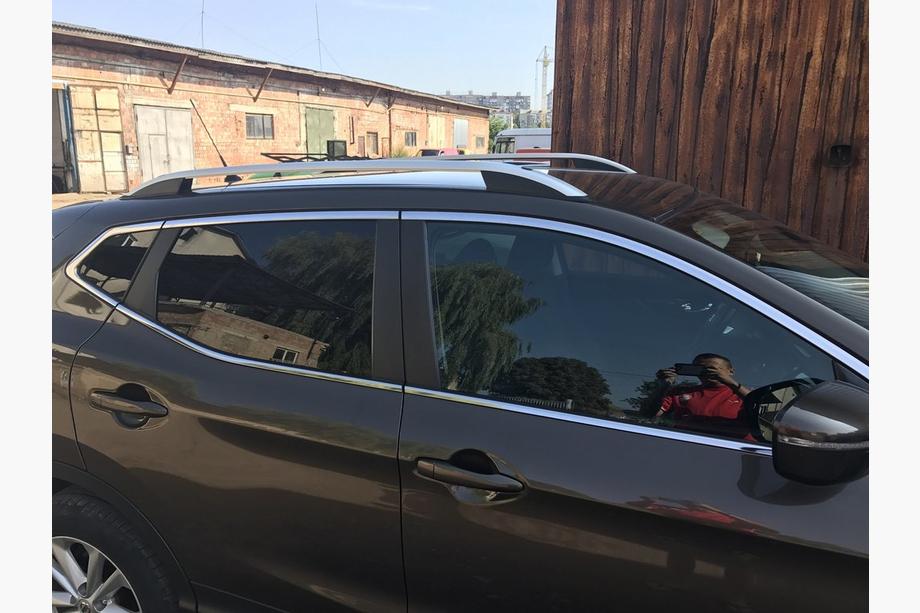 Nissan Qashqai 2014-2021 Barre Portatutto Skyport GREY Foto 6