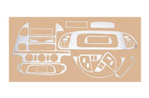 Mercedes Sprinter W901/902/903/904/905 1995–2006 Coperture cruscotto (Meric) per cdi 2000-2006 Legno foto 6