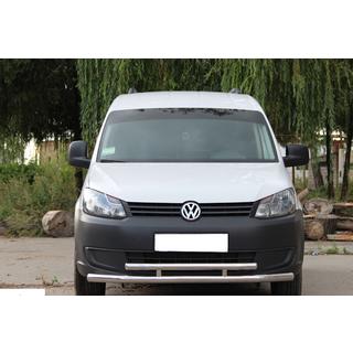 Protezione frontale doppio tubo 60/48mm inox foto 1