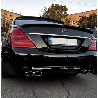 Terminali di scarico AMG S65 Mercedes S-class W221 2005-2013 foto 2