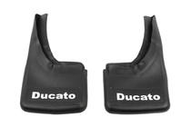 Fiat Ducato 2006-2025 Paraspruzzi Premium su misura con scanalature (2 pz) foto 2