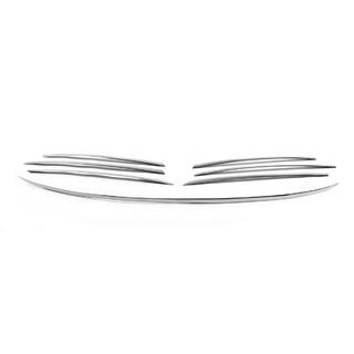 Cornici cromate per contorno griglia radiatore (2000-2002, 7 pezzi, acciaio inox) Mercedes Sprinter W901/902/903/904/905 1995–2006 foto 2