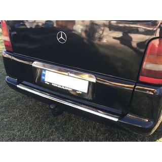 Protezione paraurti posteriore (Carmos V1, acciaio inox) Mercedes Vito W638 1996-2003 foto 2