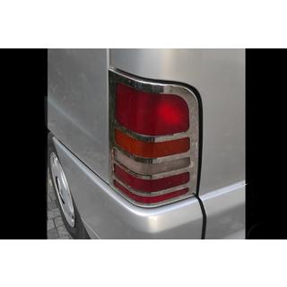 Coperture Cromate per Fanali Posteriori (2 pz, Acciaio Inox) Mercedes Vito W638 1996-2003 foto 4