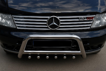 Mercedes Vito W638 1996-2003 Coperture griglia cromate (10 pezzi, acciaio inox) OmsaLine - Acciaio Inox Italiano foto 1