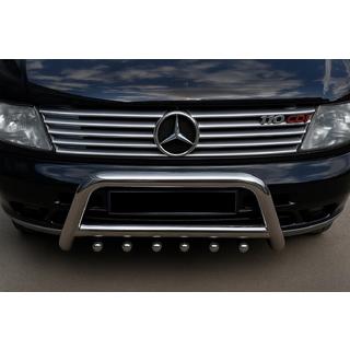 Coperture griglia cromate (10 pezzi, acciaio inox) Mercedes Vito W638 1996-2003 foto 1