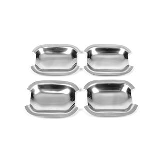 Coperture maniglie in acciaio inox (4 pz) Mercedes E-class W124 1984–1997 foto 3