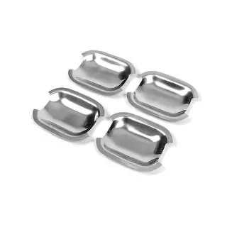 Coperture maniglie in acciaio inox (4 pz) Mercedes E-class W124 1984–1997 foto 4