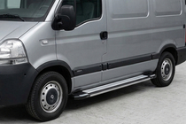 Nissan Interstar 2002-2010 Pedane Laterali Rainbow (2 pz, Alluminio) foto 1
