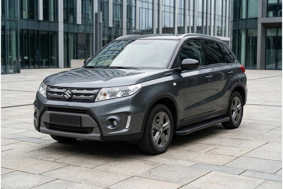 Suzuki Vitara 2015- Pedane Laterali Allmond Black (2 pz, Alluminio) Image