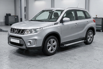 Suzuki Vitara 2015- Pedane laterali Allmond Grey (2 pz, alluminio) foto 1