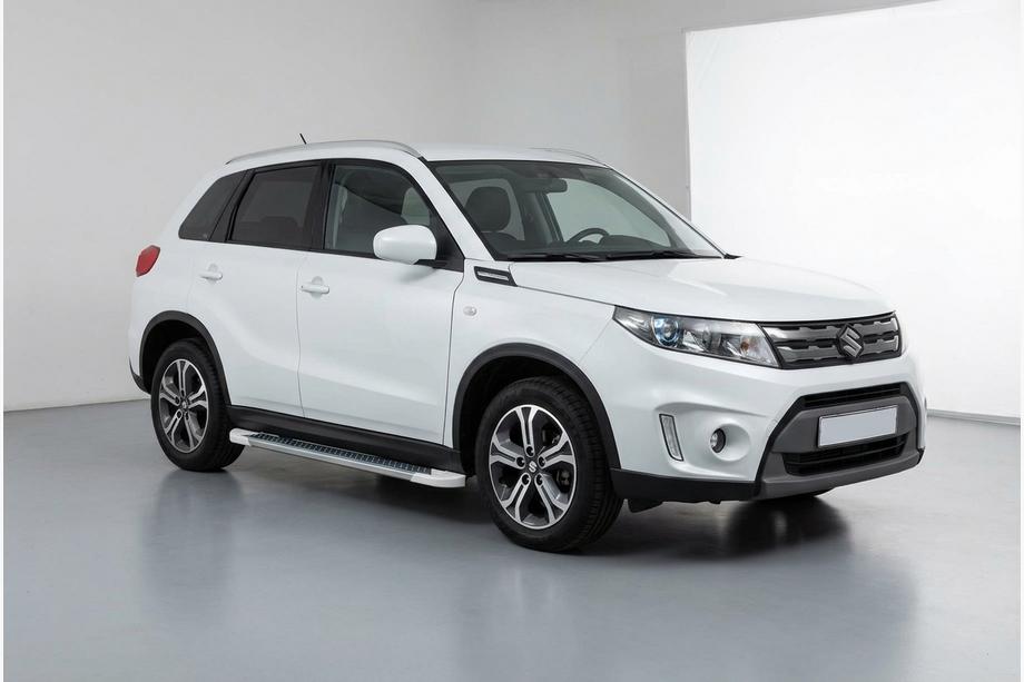 Suzuki Vitara 2015- Pedane Laterali Allmond White (2 pz, Alluminio) Image