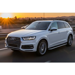 Pedane Laterali Maydos V1 (2 pz, Alluminio e Acciaio Inox) Audi Q7 2015–2026 foto 1