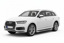 Audi Q7 2015–2026 Pedane Laterali Allmond White (2 pz, Alluminio) foto 1