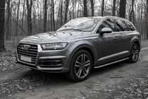 Audi Q7 2015–2026 Pedane Laterali Maydos V2 (2 pz, Alluminio e Acciaio Inox) foto 1