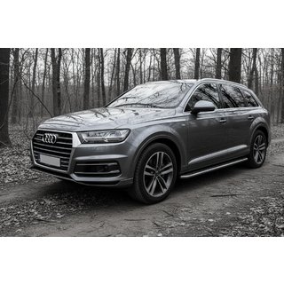 Pedane Laterali Maydos V2 (2 pz, Alluminio e Acciaio Inox) Audi Q7 2015–2026 foto 1