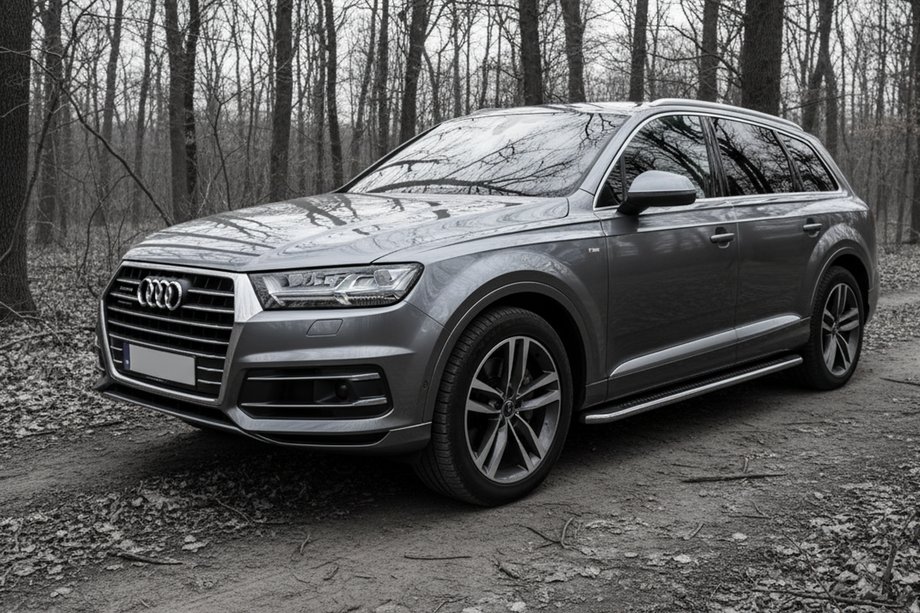 Audi Q7 2015–2026 Pedane Laterali Maydos V2 (2 pz, Alluminio e Acciaio Inox) Image