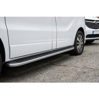 Pedane Laterali Tayga Grey (2 pz, Alluminio) Renault Trafic 2015- foto 1