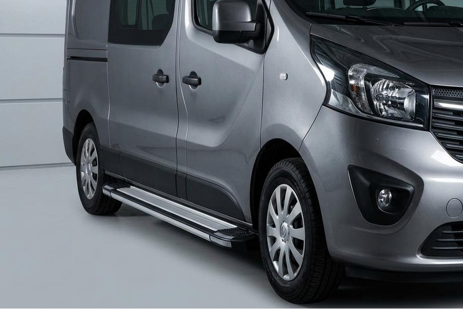 Renault Trafic 2015- Pedane Laterali Rainbow (2 pz, Alluminio) Image