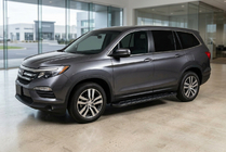 Honda Pilot 2015-2022 Pedane Laterali Allmond Black (2 pz, Alluminio) foto 1