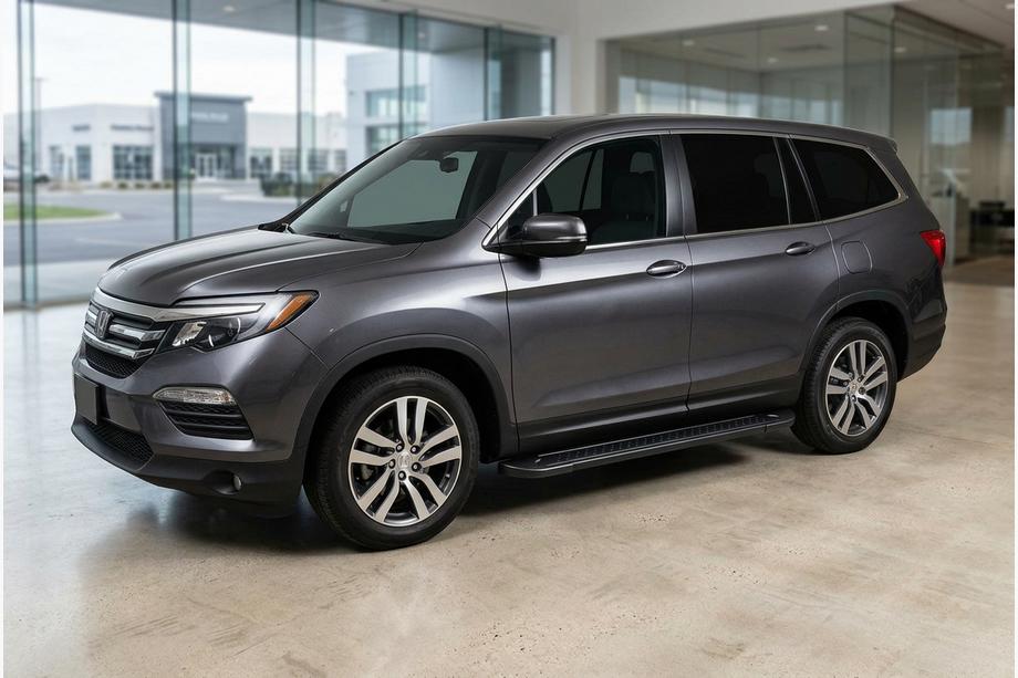 Honda Pilot 2015-2022 Pedane Laterali Allmond Black (2 pz, Alluminio) Image
