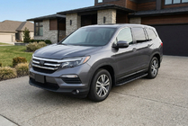 Honda Pilot 2015-2022 Pedane Laterali Bosphorus Black (2 pz, Alluminio) foto 1