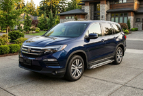 Honda Pilot 2015-2022 Pedane Laterali Rainbow (2 pz, Alluminio) foto 1