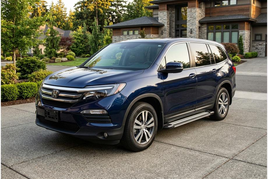 Honda Pilot 2015-2022 Pedane Laterali Rainbow (2 pz, Alluminio) Image