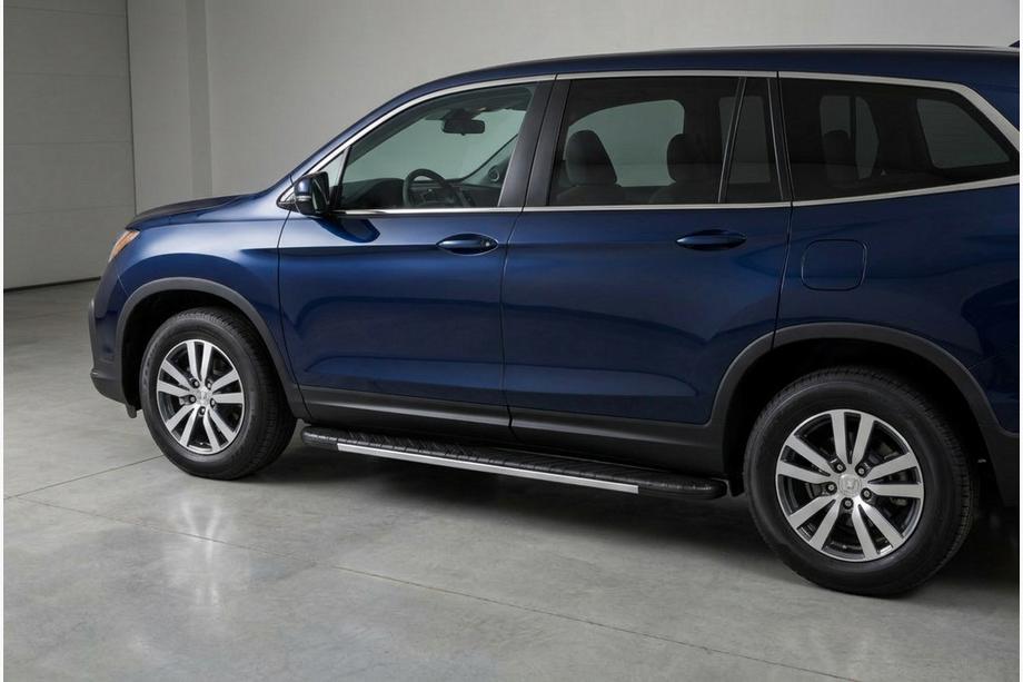 Honda Pilot 2015-2022 Pedane laterali Bosphorus Grey (2 pz, alluminio) Image
