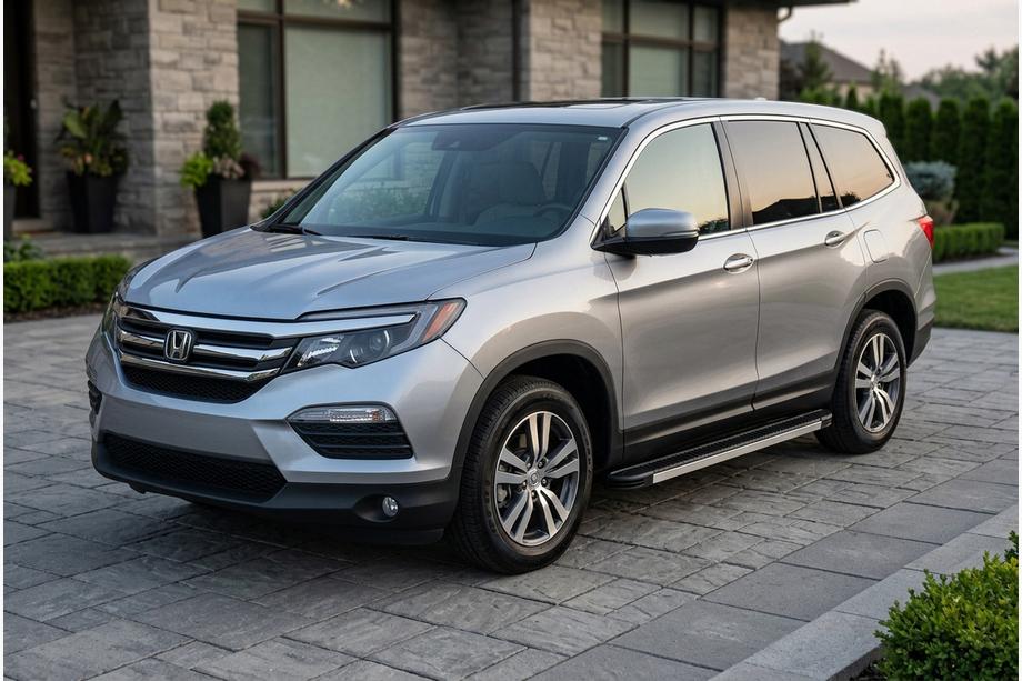 Honda Pilot 2015-2022 Pedane Laterali Maya (2 pz, Alluminio) Image