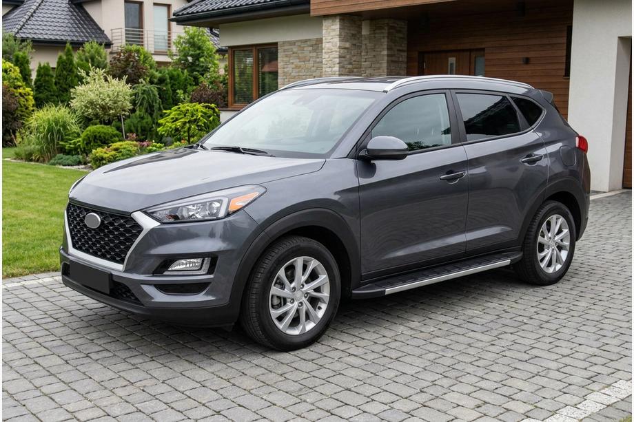 Hyundai Tucson TL 2016-2021 Pedane Laterali Duru (2 pz, Alluminio) Image