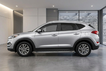 Hyundai Tucson TL 2016-2021 Pedane Laterali Maydos V1 (2 pz, Alluminio e Acciaio Inox) foto 1