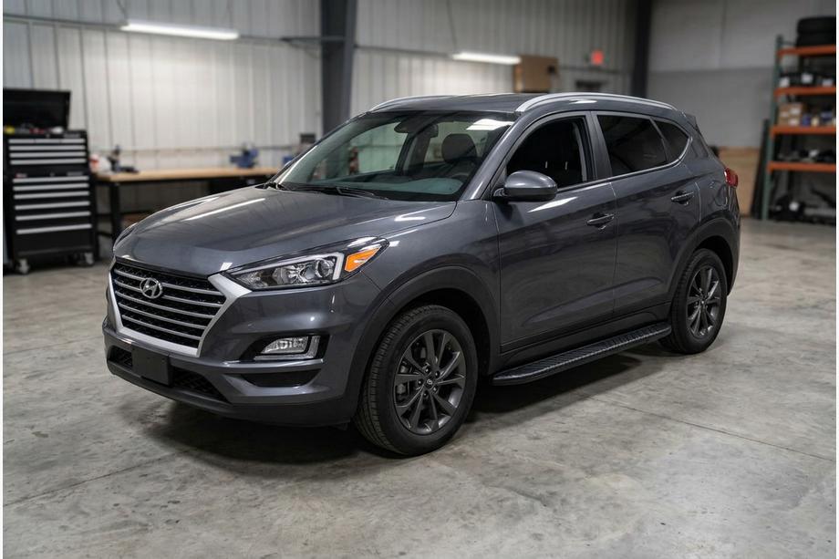 Hyundai Tucson TL 2016-2021 Pedane Laterali Bosphorus Black (2 pz, Alluminio) Image