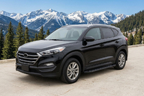 Hyundai Tucson TL 2016-2021 Pedane Laterali RedLine Black (2pz) foto 1