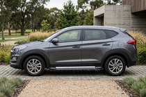 Hyundai Tucson TL 2016-2021 Pedane Laterali Rainbow (2 pz, Alluminio) foto 1