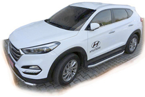 Hyundai Tucson TL 2016-2021 Pedane Laterali Fullmond (2 pz, Alluminio) foto 1