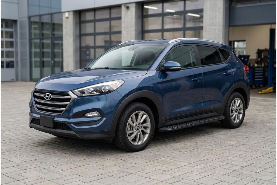 Hyundai Tucson TL 2016-2021 Pedane Laterali Tayga Black (2 pz, Alluminio) Image