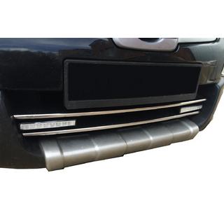 Listelli per griglia inferiore (2 pz, acciaio inox) Nissan Qashqai 2007-2010 foto 1